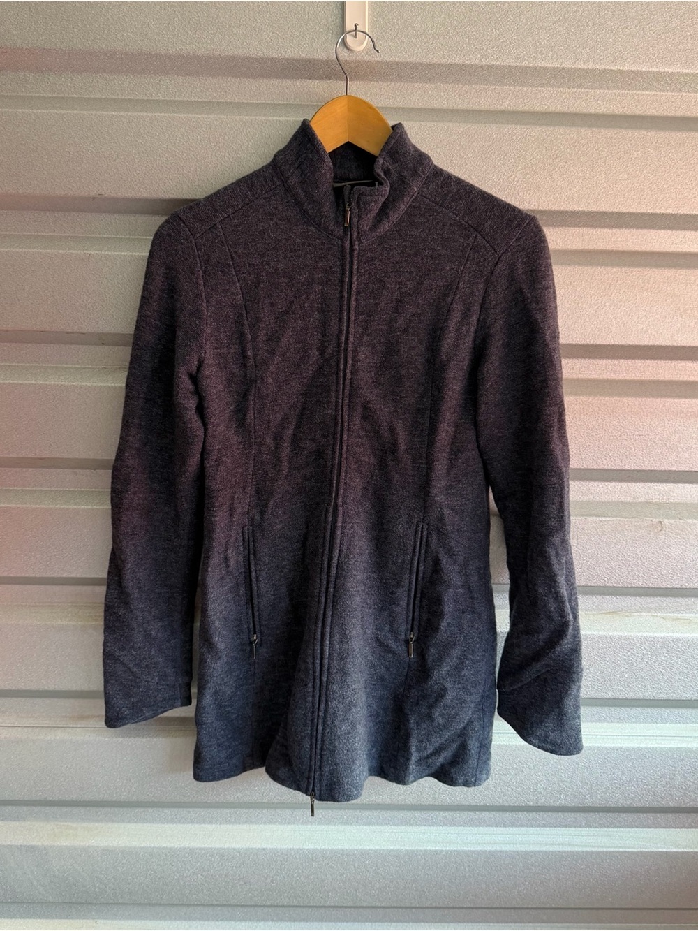 ibex back bay two way full zip merino wool jacket